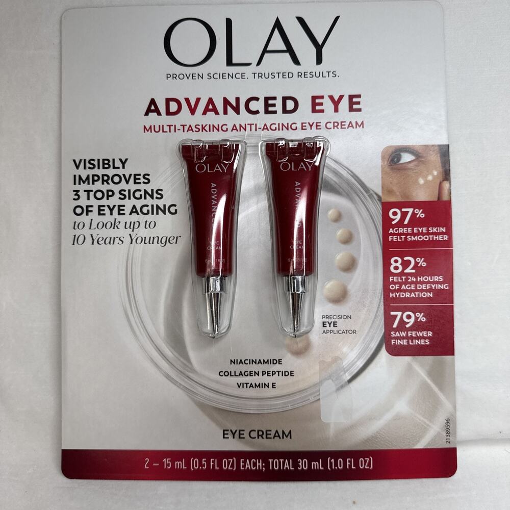 Olay Advanced Anti-Aging Eye Cream 15ml 0.5 fl oz Anti-Wrinkle OB Read